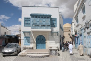 Straße in Kairouan.